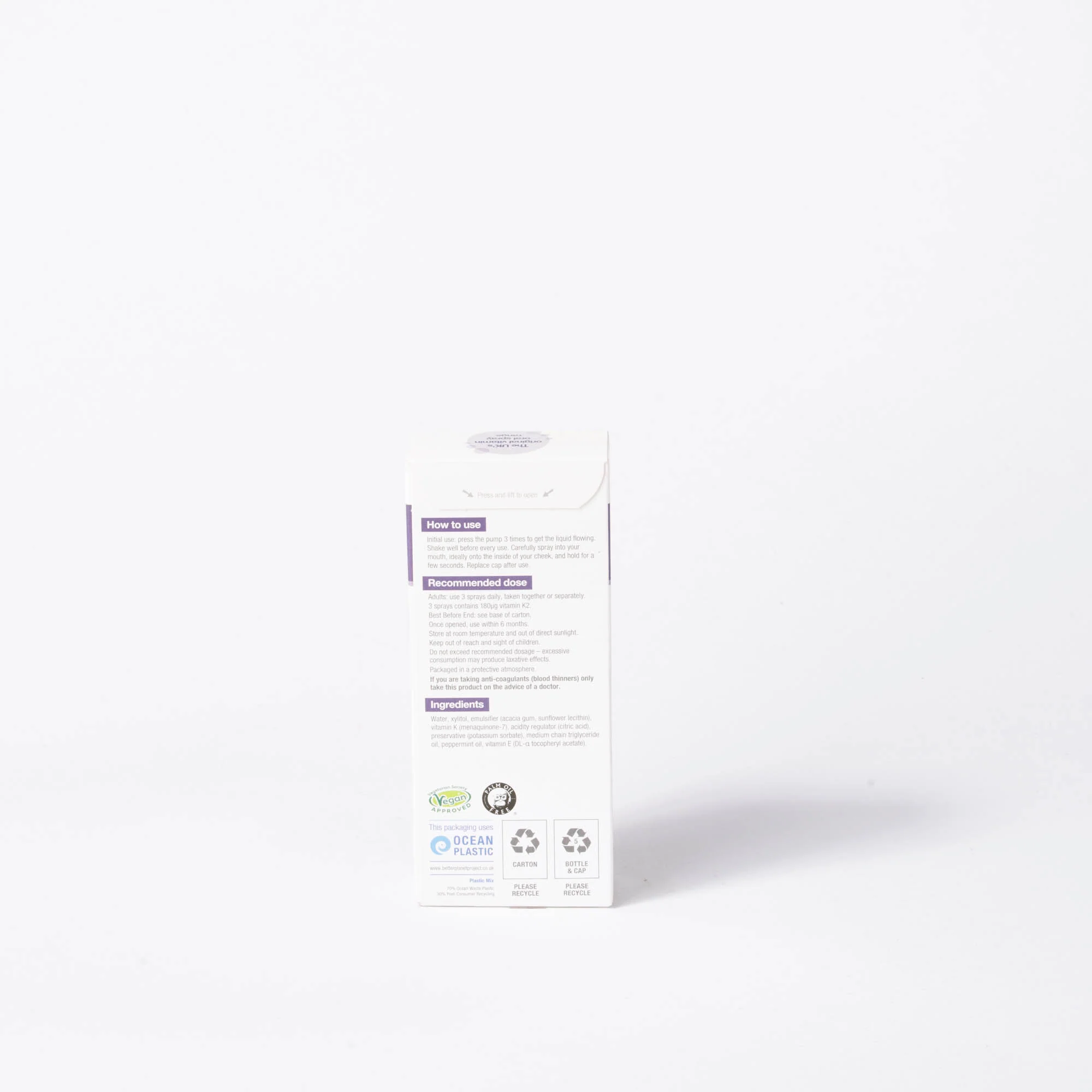 Better You Vitamin K2 Daily Oral Spray - 25ml - Image 2