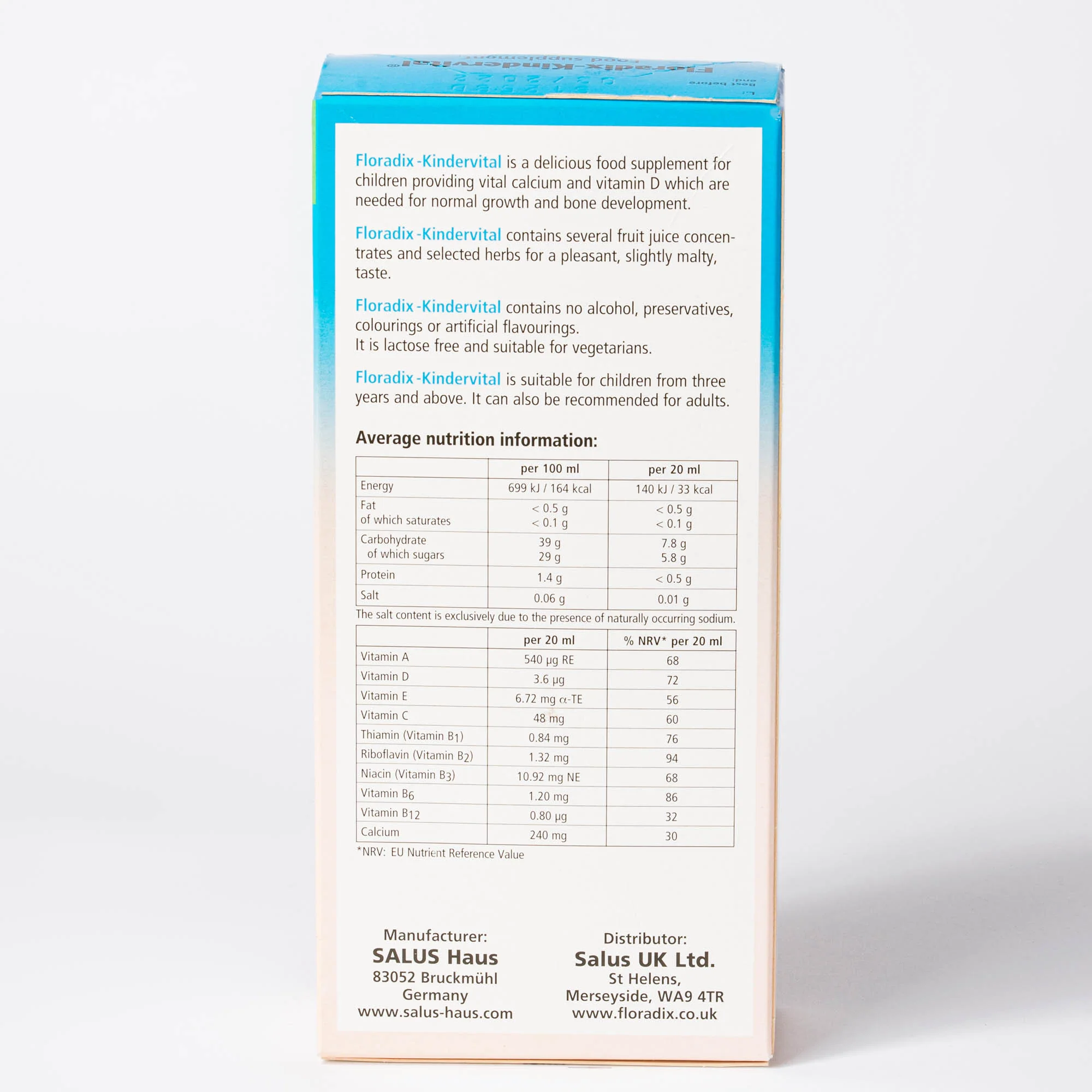 Floradix Kindervital for Children Fruity Formula - Image 6