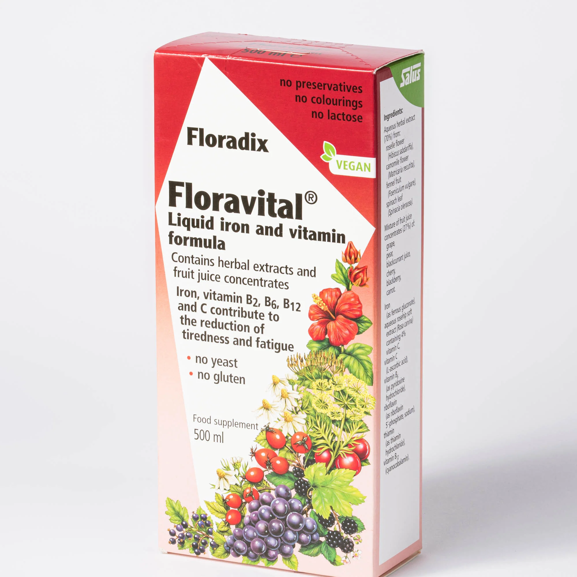 Floravital Yeast & Gluten Free Liquid Iron Formula - Image 3
