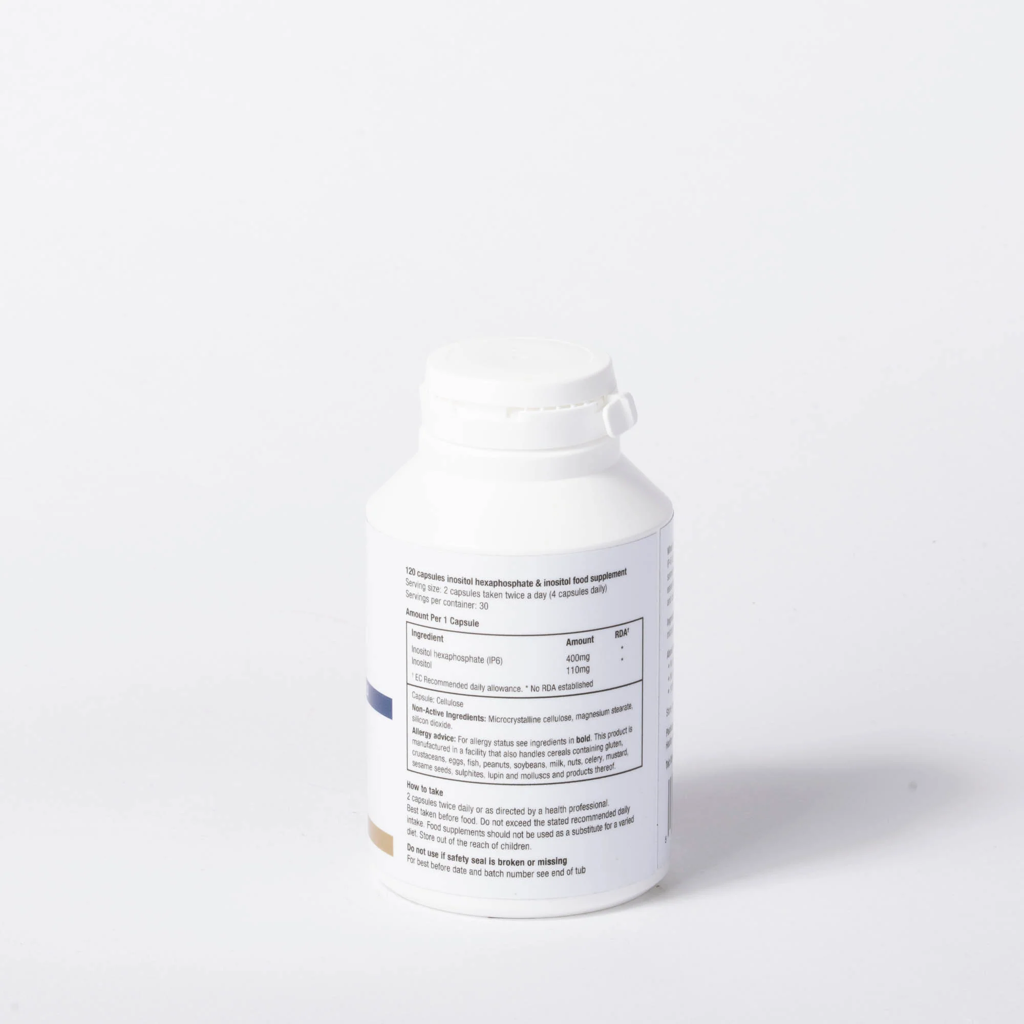 Hadley Wood Healthcare IP-6 with Inositol - 120 Capsules - Image 2