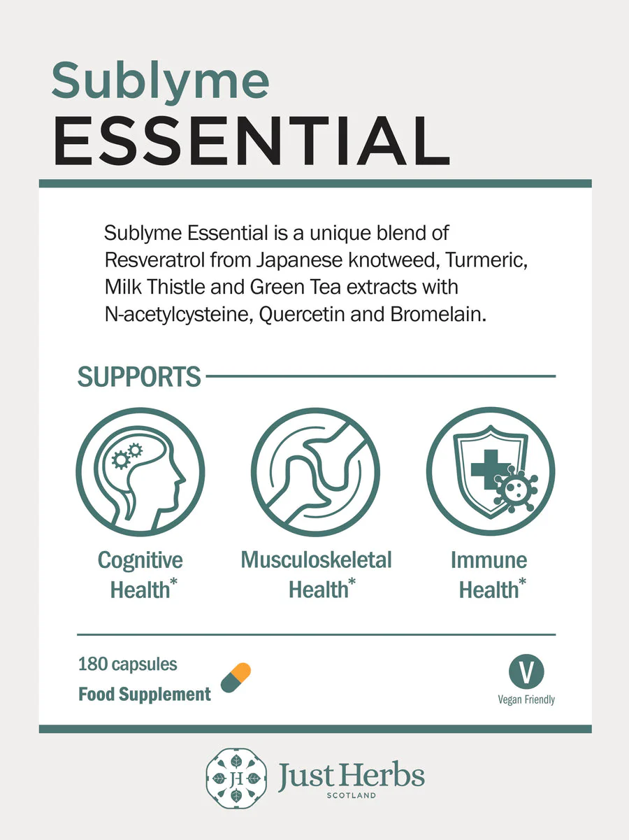Just Herbs - Sublyme Essential 360 Capsules - Image 2