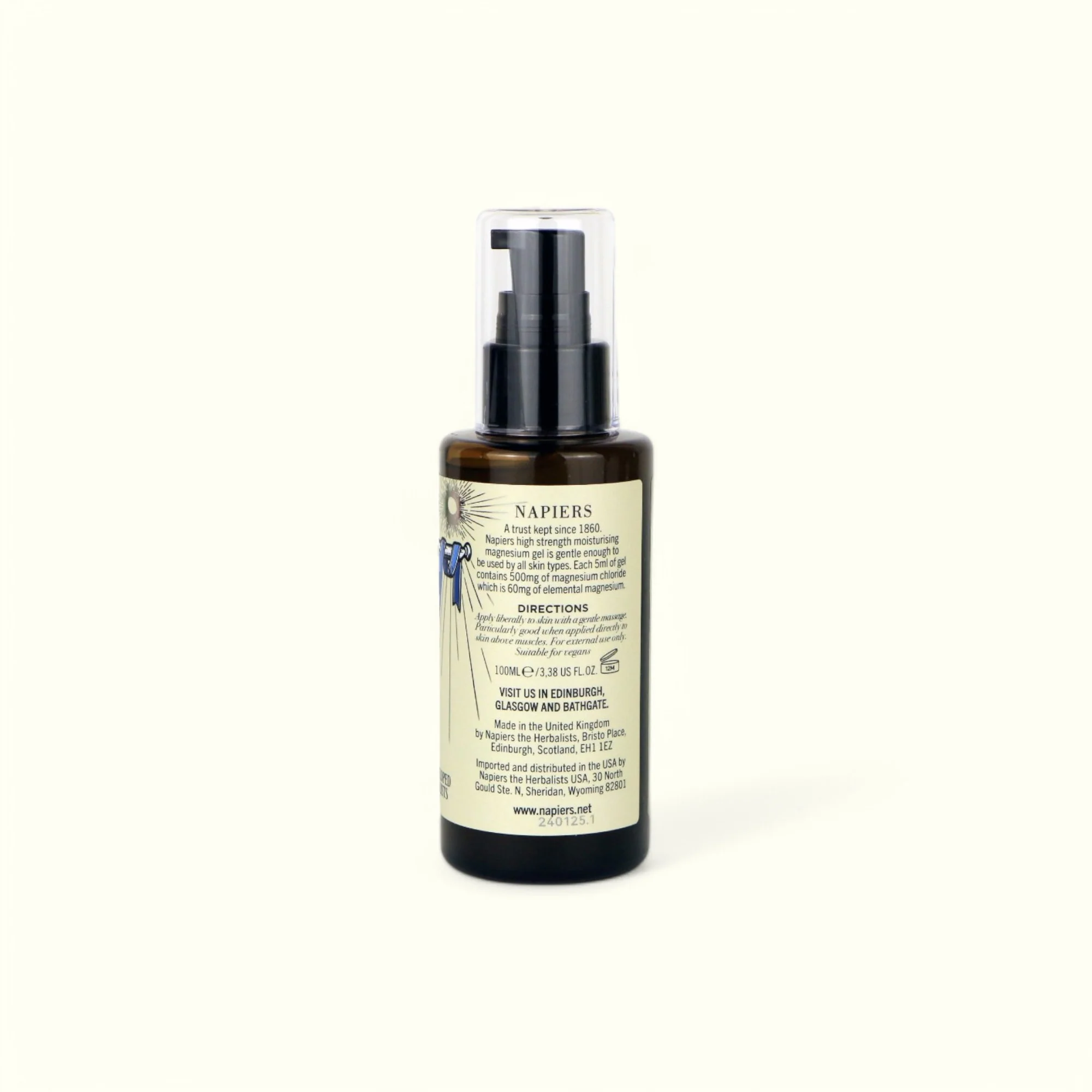 Napiers All Natural Magnesium Body Gel - Image 5