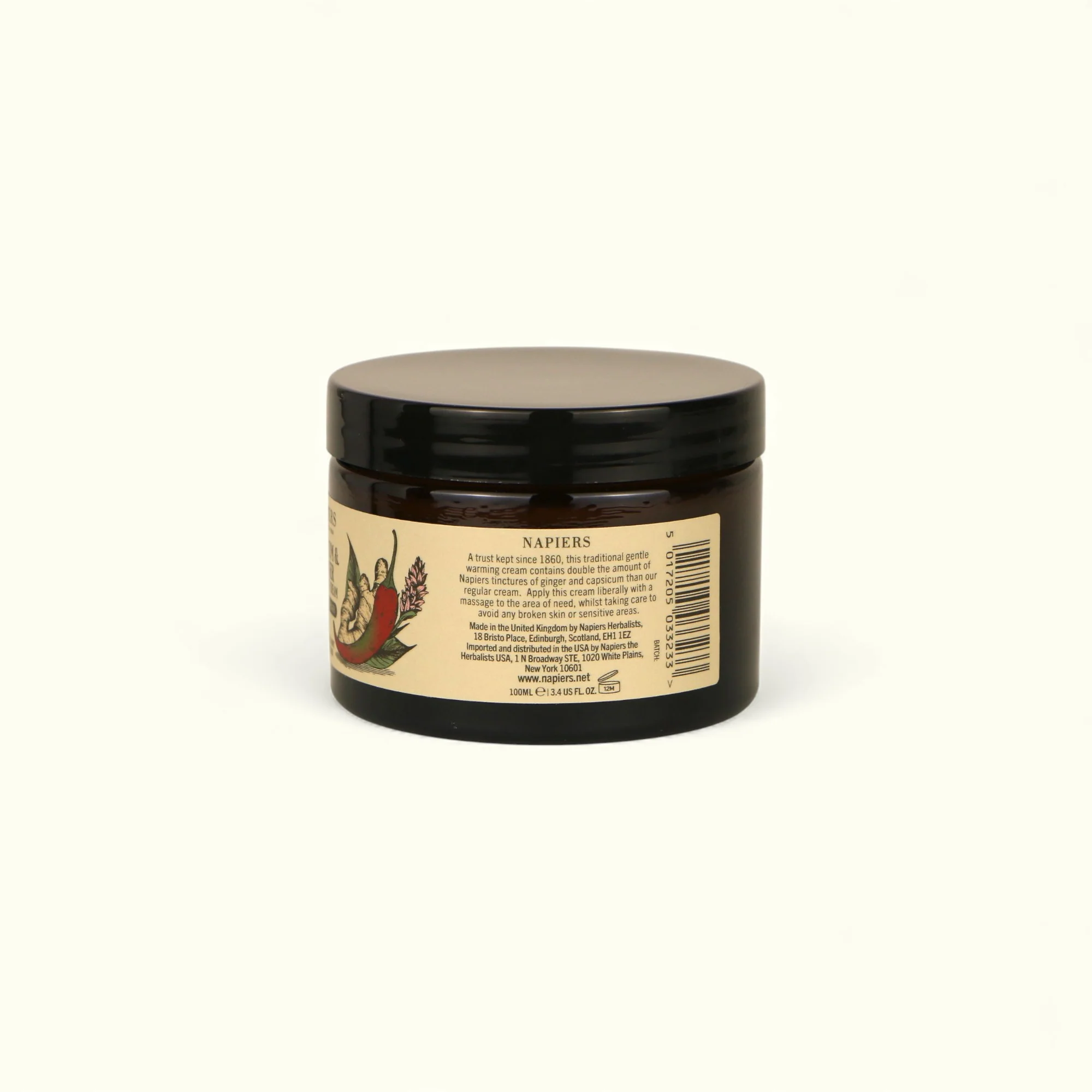 Napiers Capsicum and Ginger Double Strength Warming Cream - Image 3