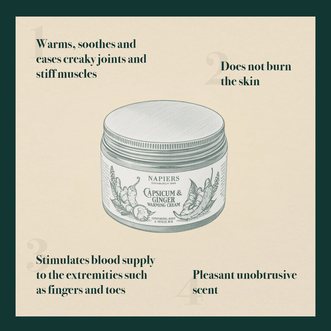 Napiers Capsicum & Ginger Warming Cream - 100ml - Image 3