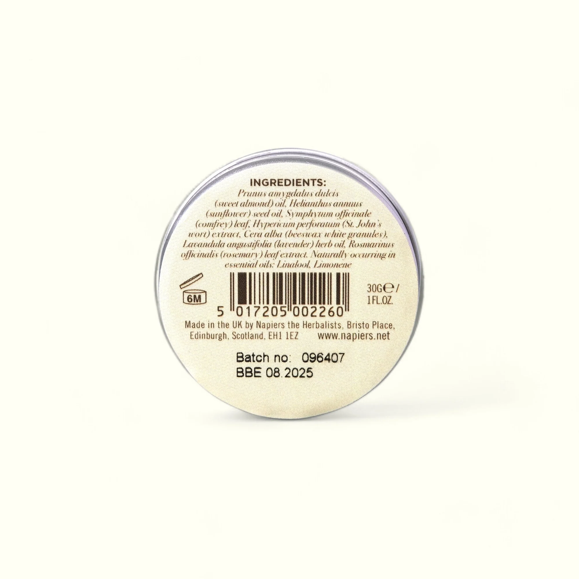Napiers Comfrey & Hypericum Salve - Image 3