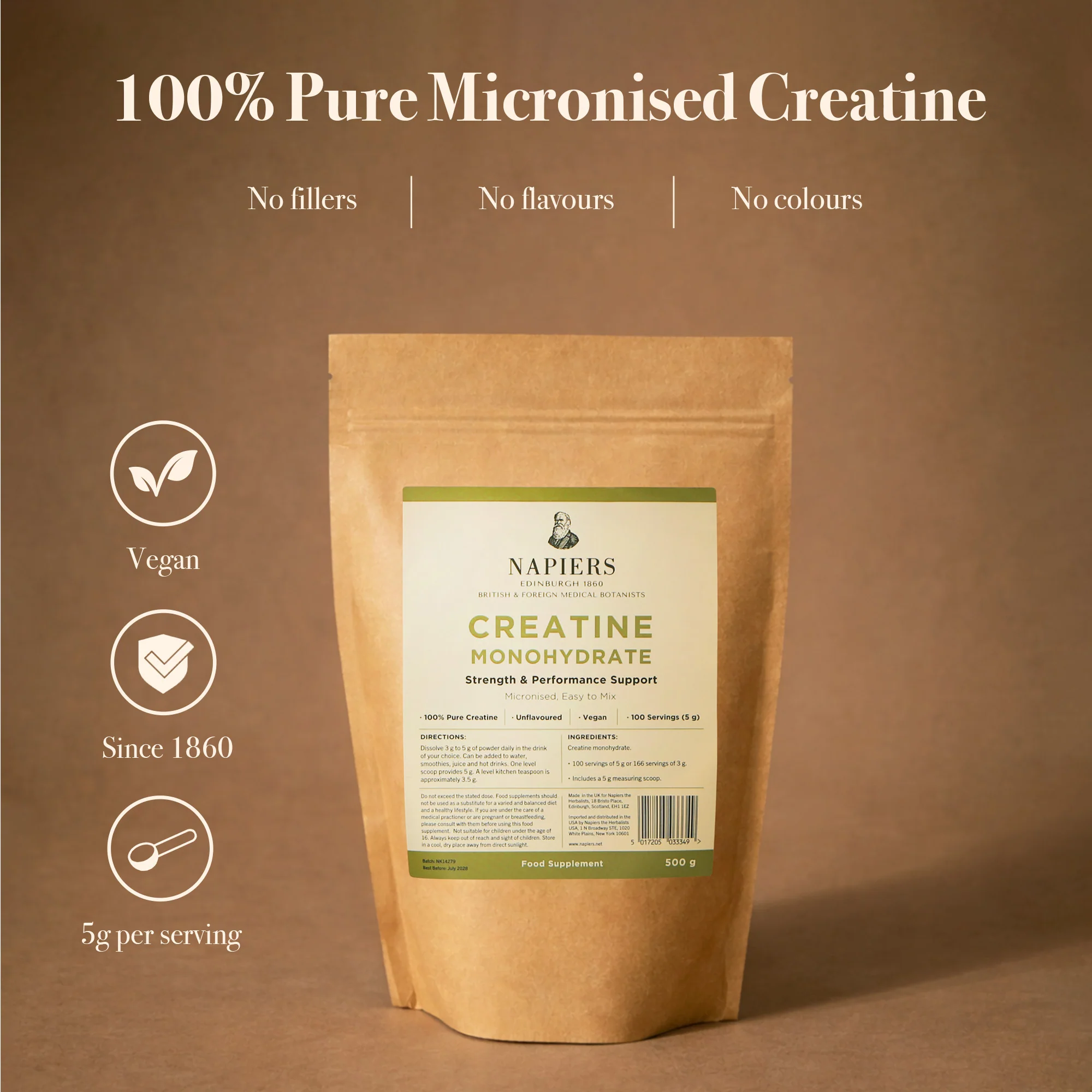 Napiers Creatine Powder 500g - Image 2