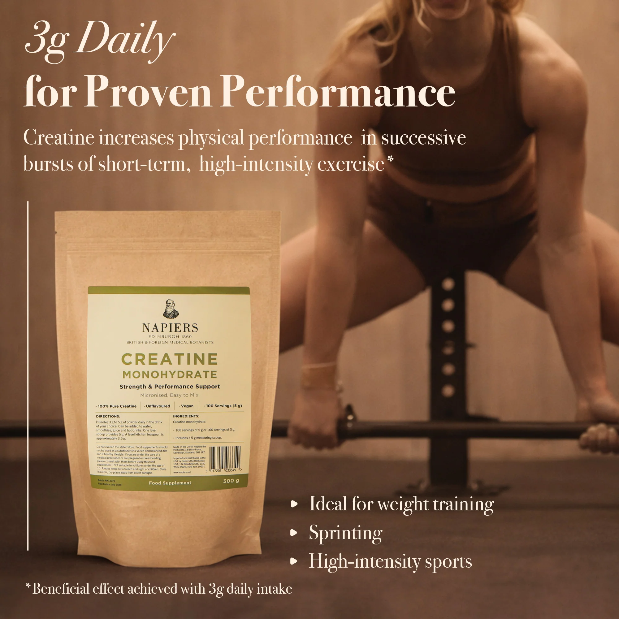 Napiers Creatine Powder 500g - Image 6