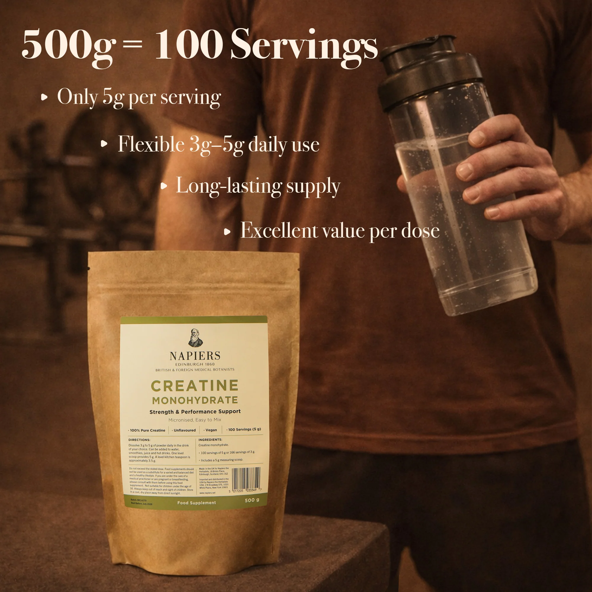 Napiers Creatine Powder 500g - Image 7