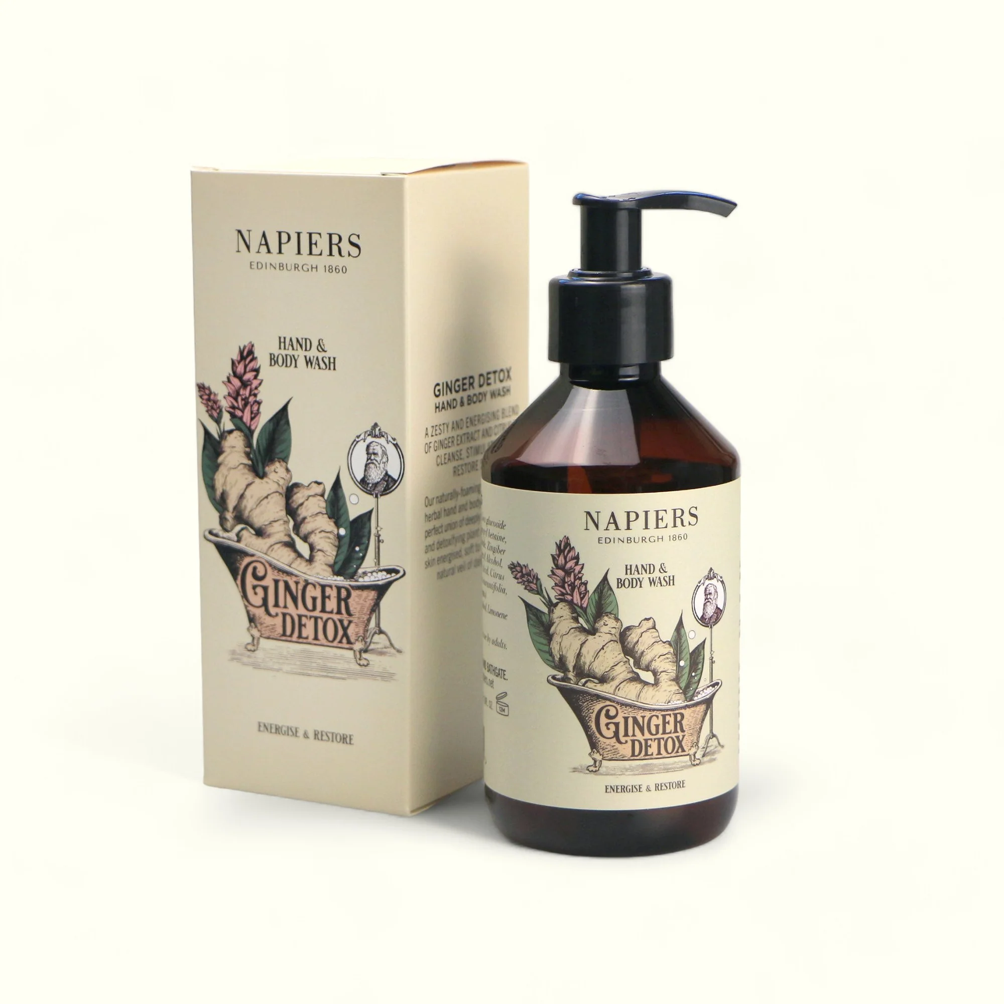 Napiers Ginger Detox Hand and Body Wash - Image 7