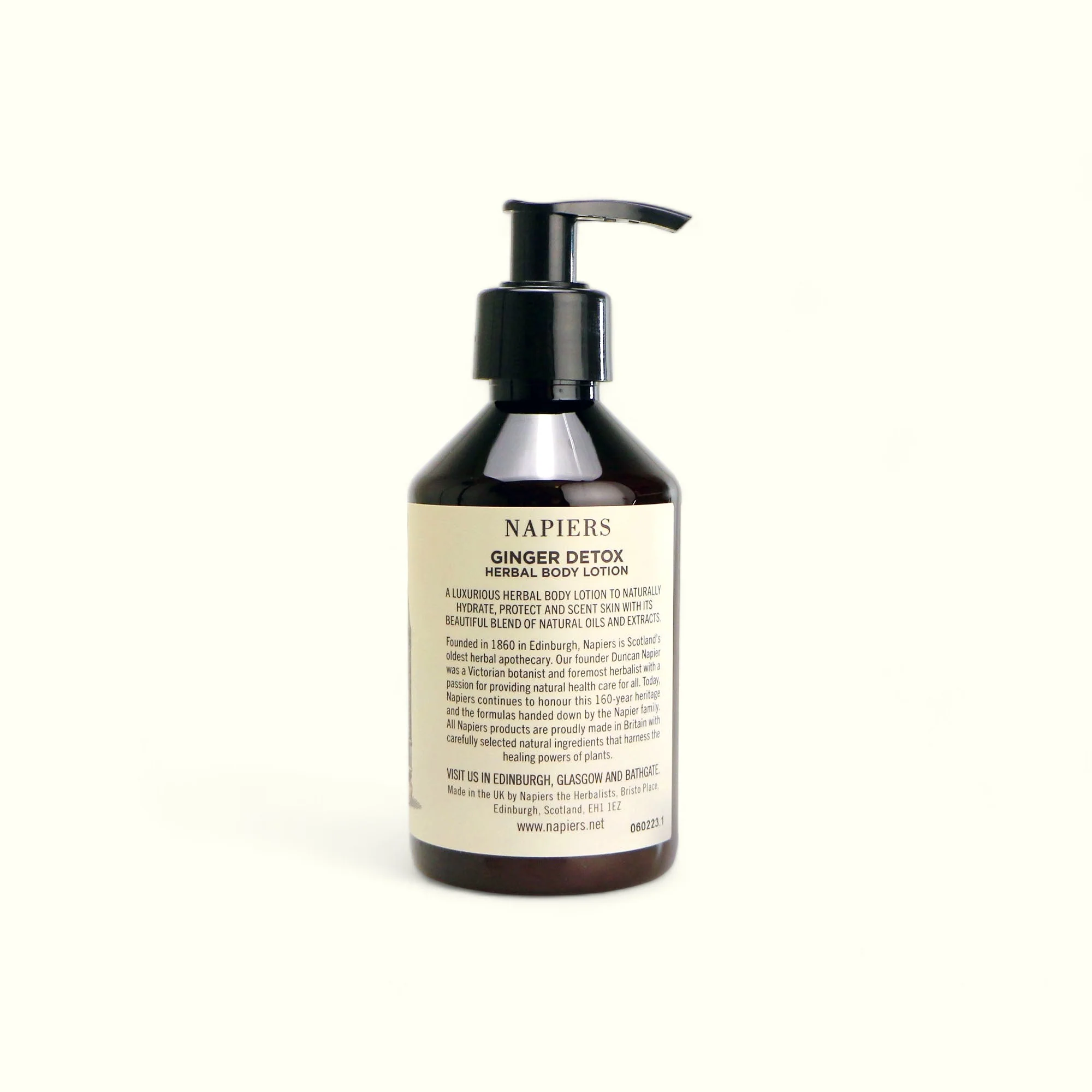 Napiers Ginger Detox Herbal Body Lotion - Image 2