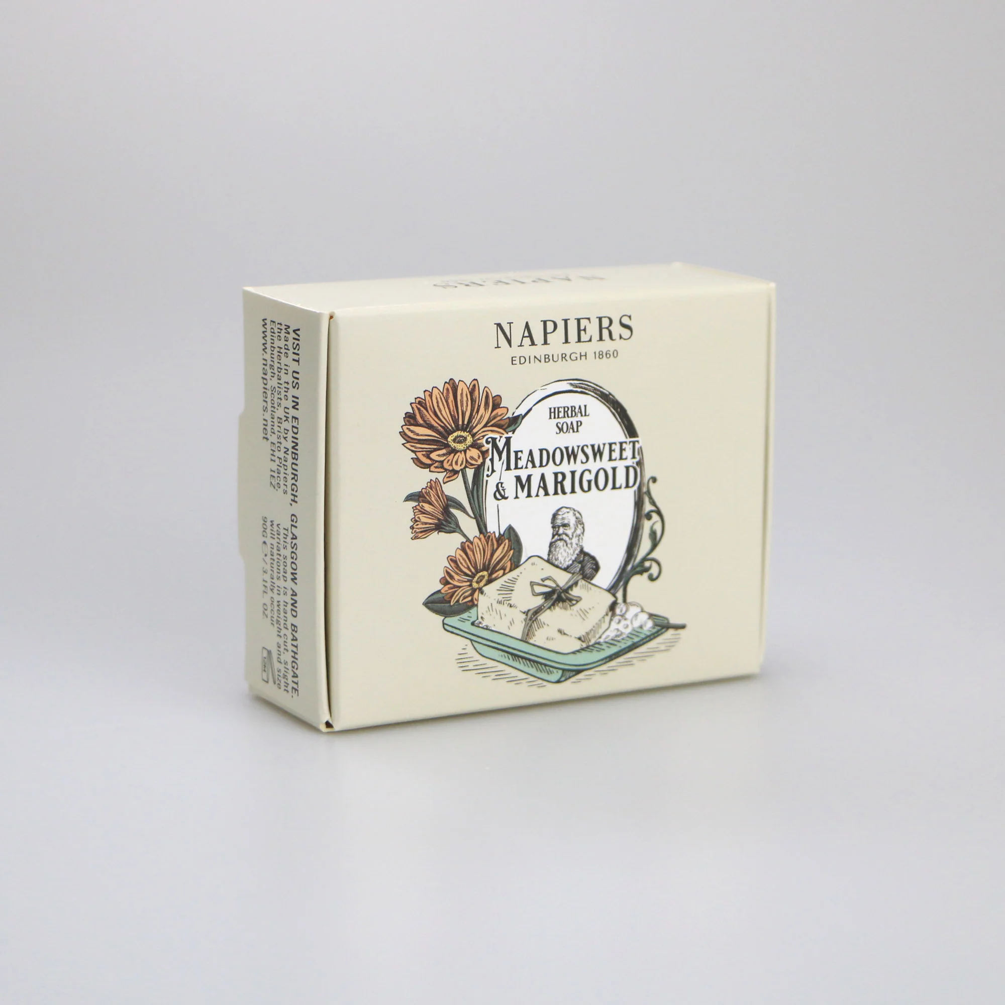 Napiers Marigold & Meadowsweet Soap Bar - Image 3