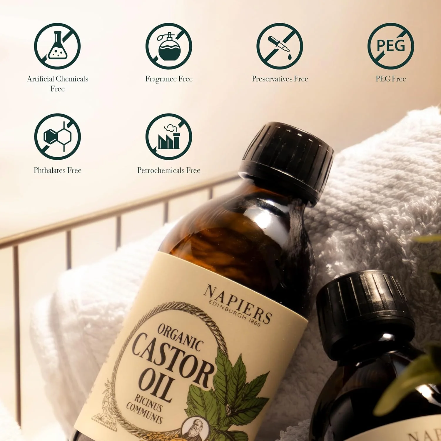 Napiers Organic Castor Oil - 250ml - Image 3