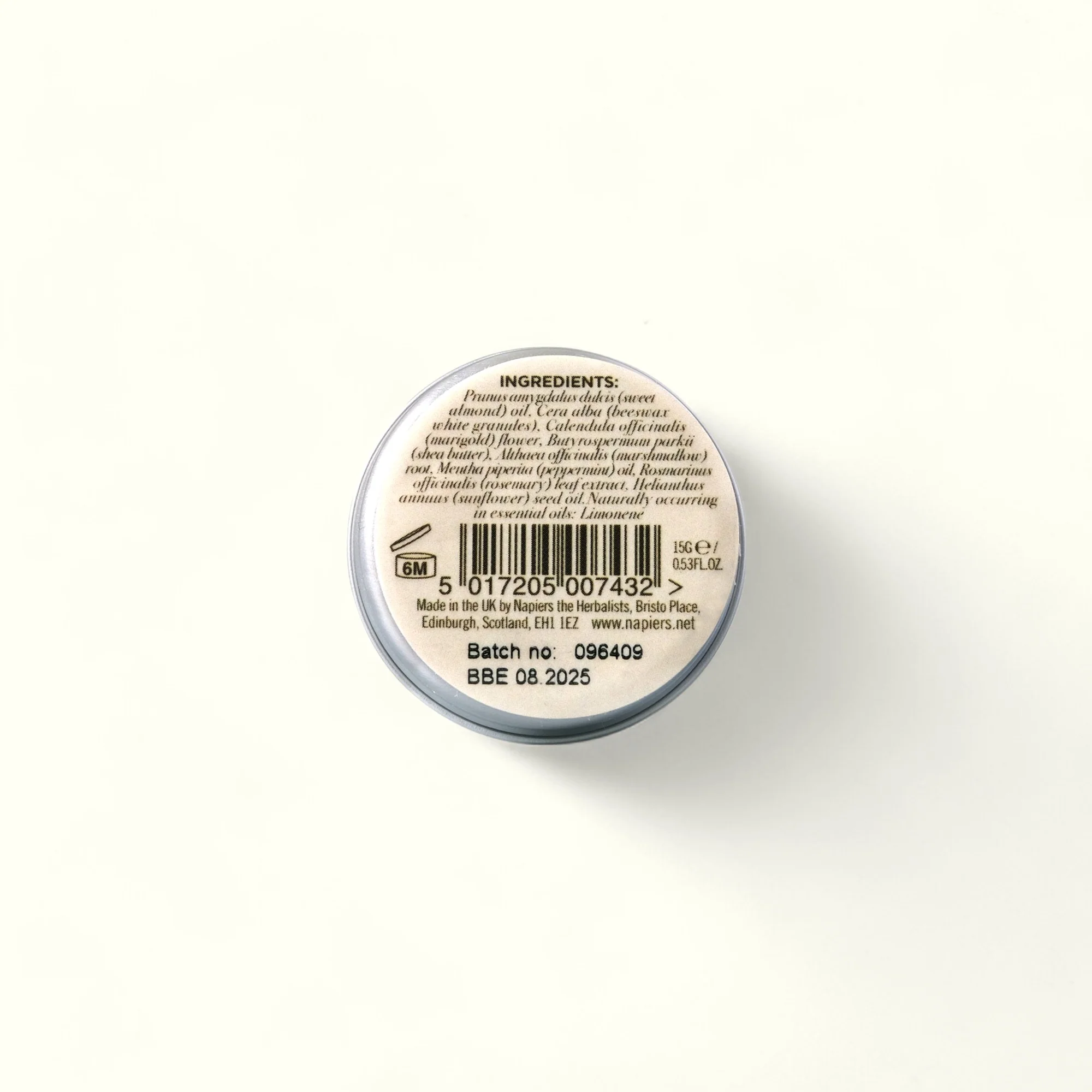 Napiers Peppermint Lip Balm - Image 3