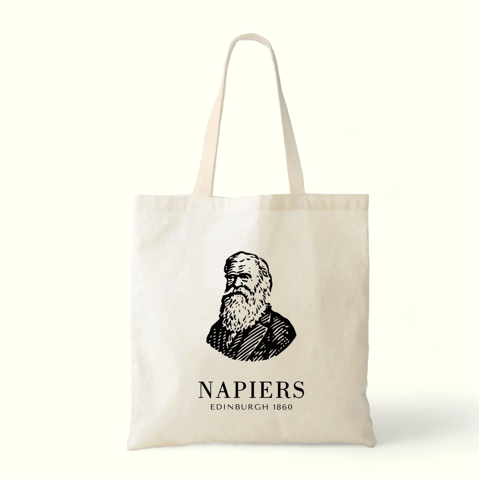 Napiers Printed Tote Bag - Botanical Design - Image 4