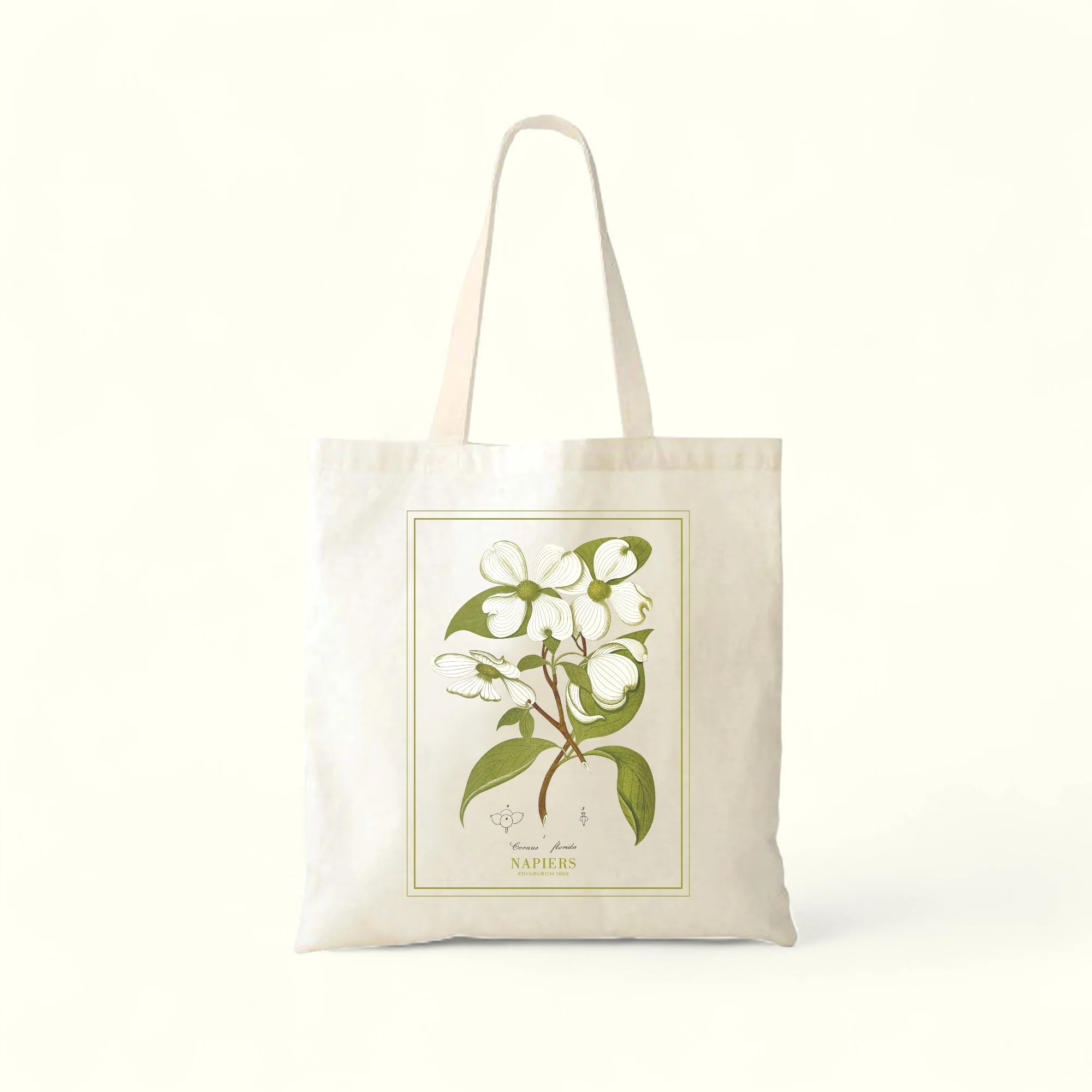 Napiers Printed Tote Bag - Botanical Design - Image 5
