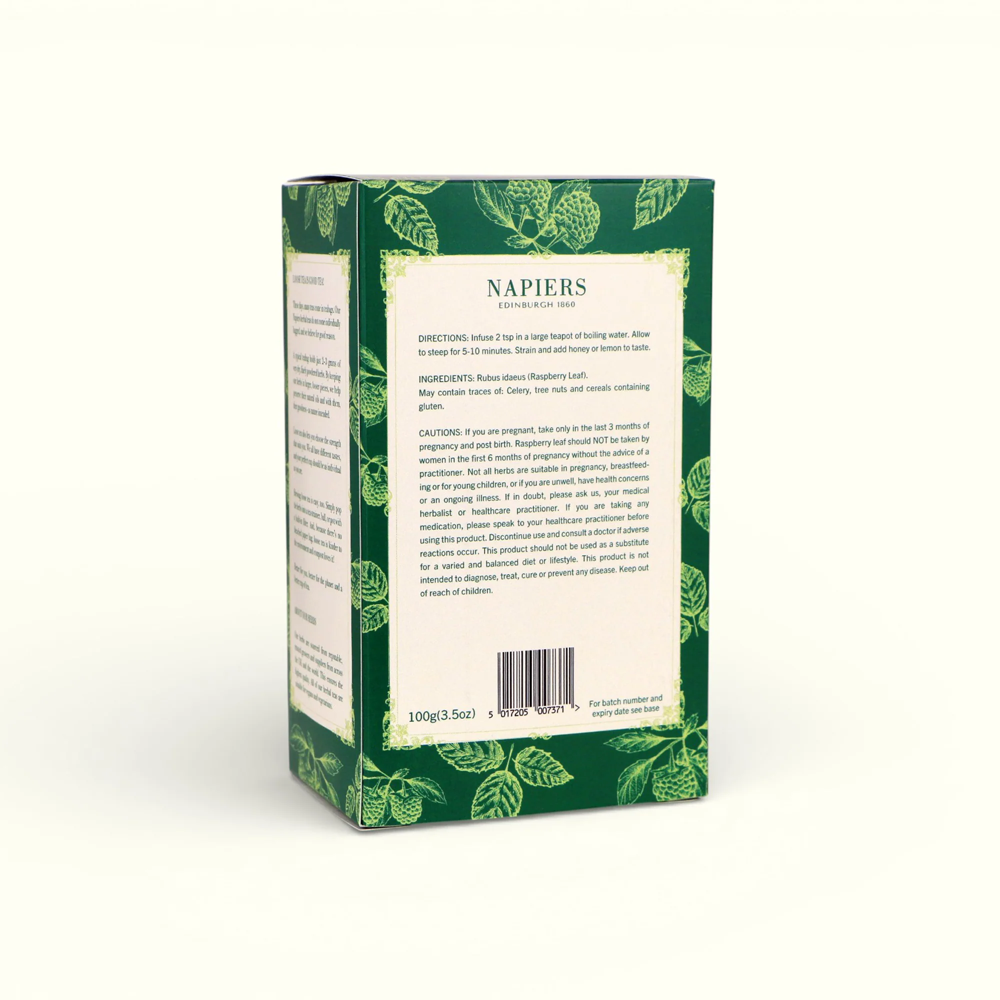 Napiers Raspberry Leaf Tea - Image 3