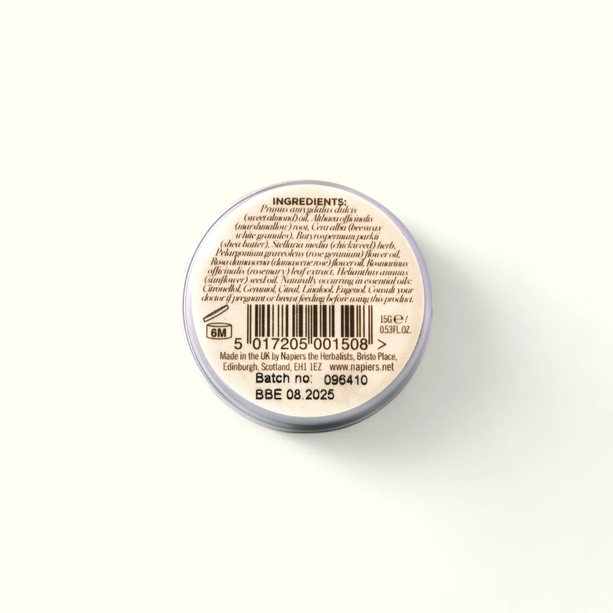 Napiers Rosy Rose Lip Balm - Image 3