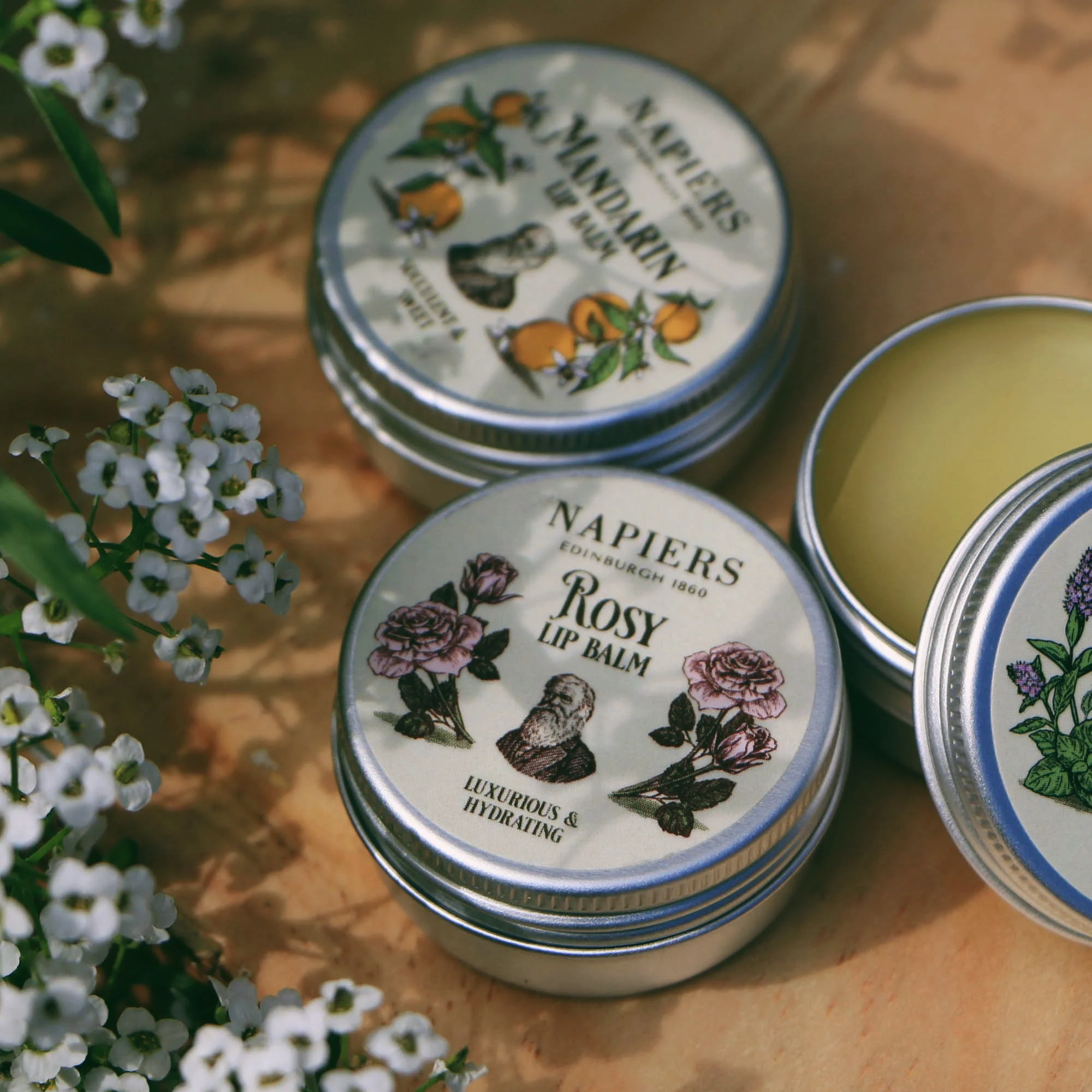 Napiers Rosy Rose Lip Balm - Image 4