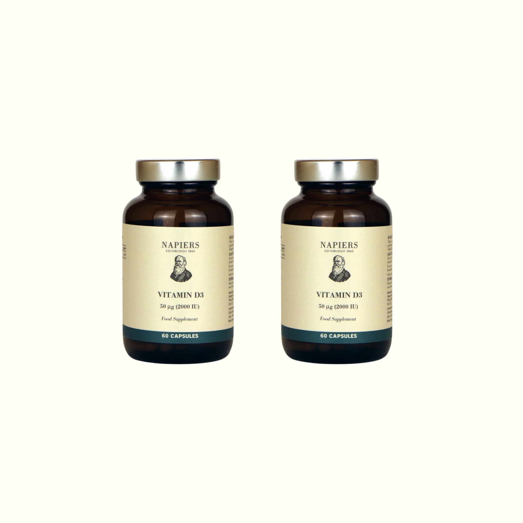 Napiers Vegan Vitamin D3 2000IU Capsules - Image 4