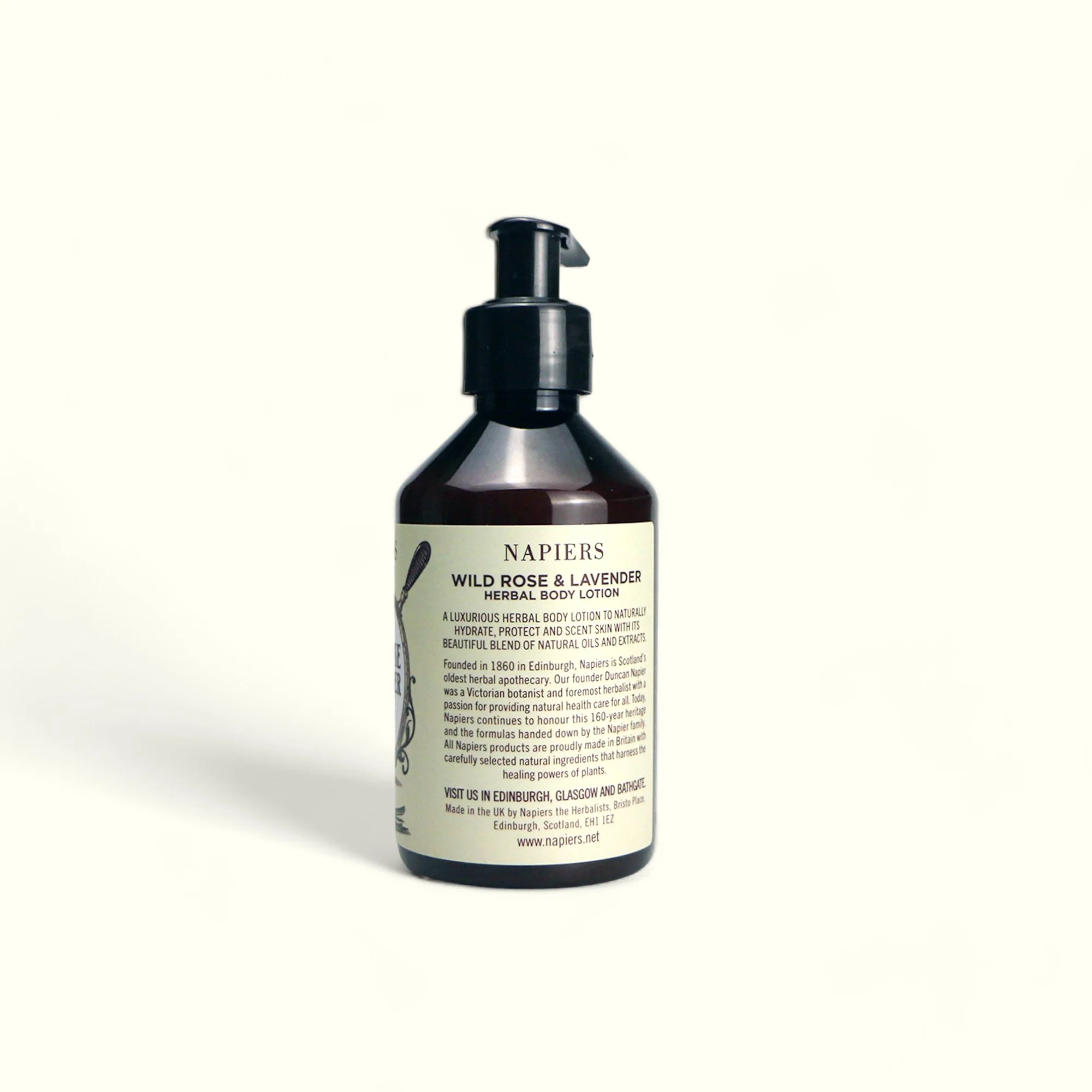 Napiers Wild Rose & Lavender Body Lotion - Image 2