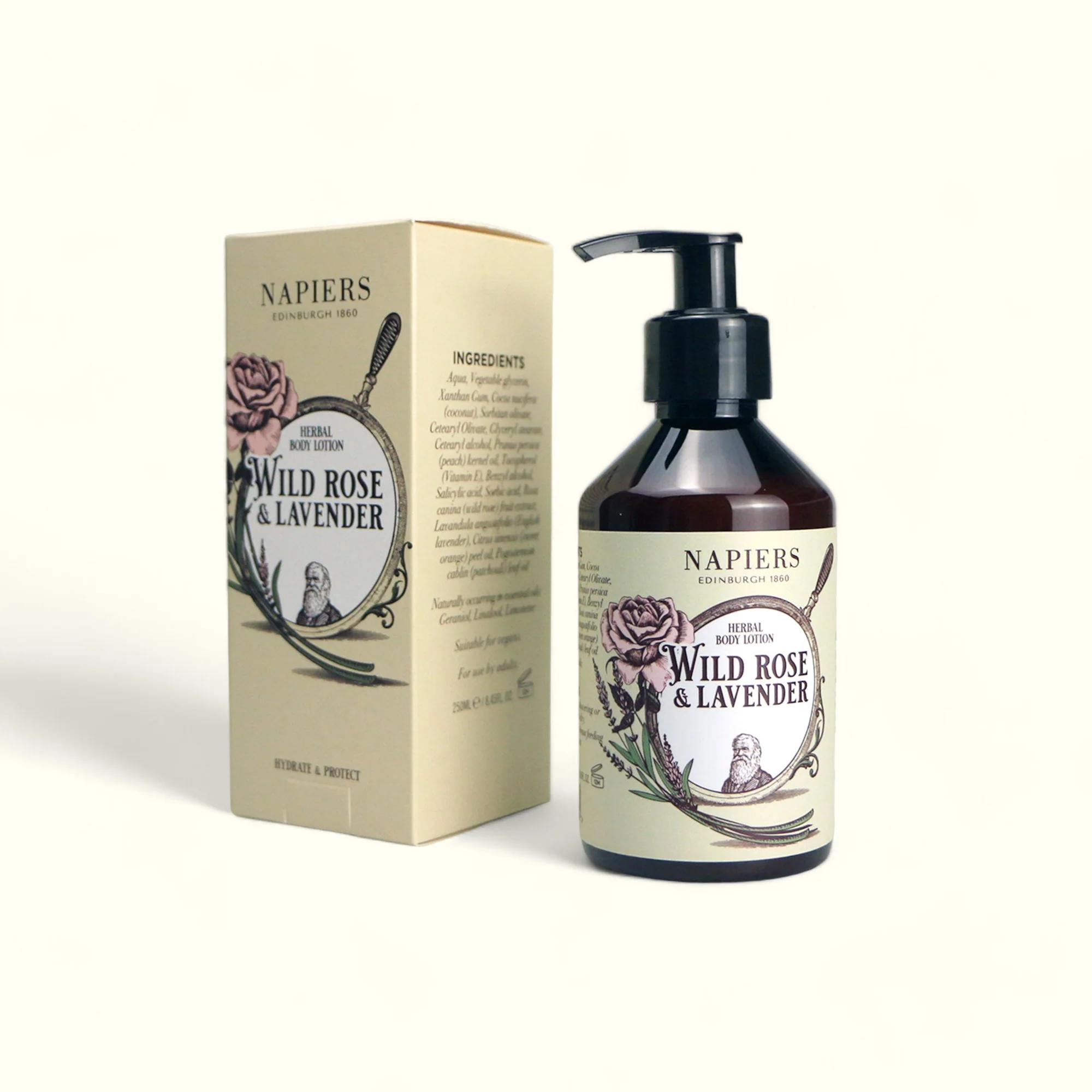 Napiers Wild Rose & Lavender Body Lotion - Image 4