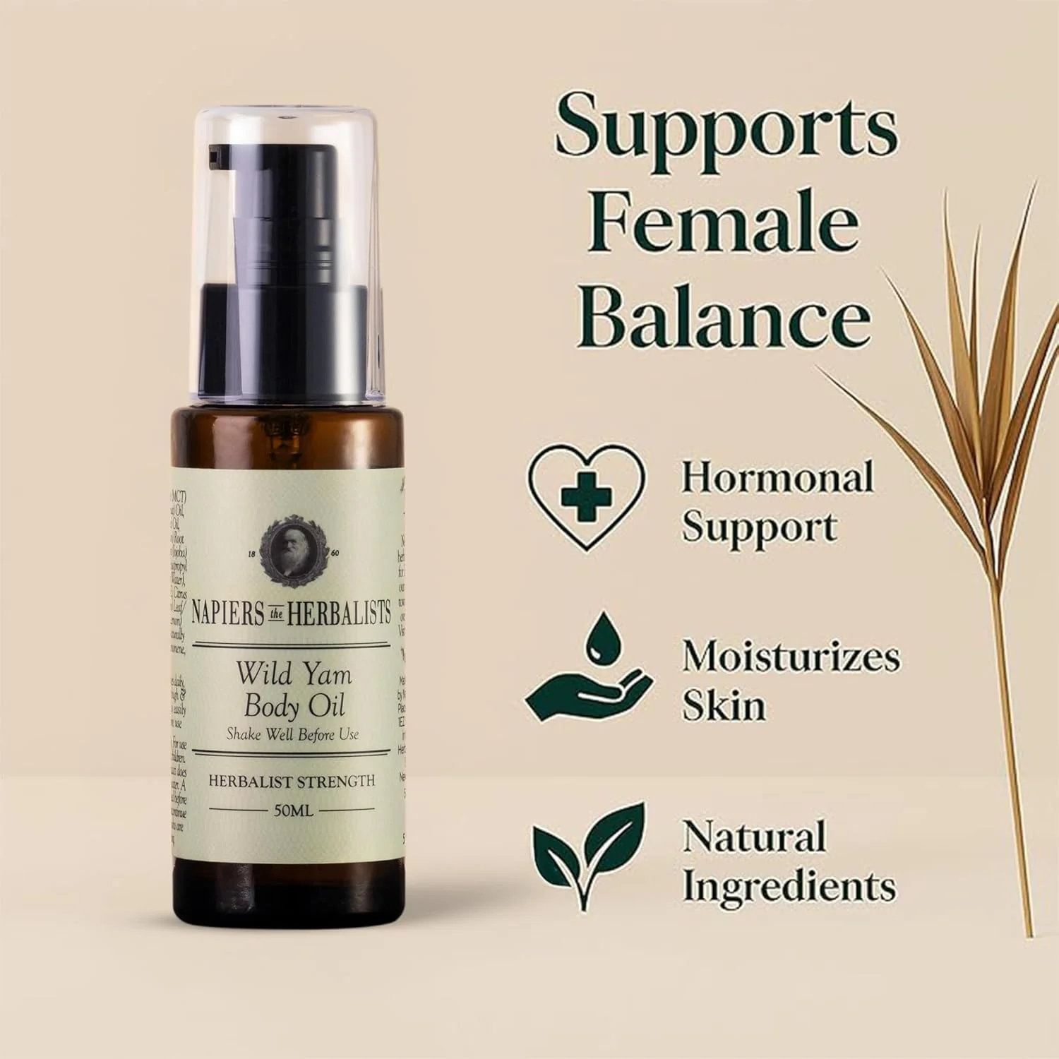 Napiers Wild Yam Body Oil - Image 3