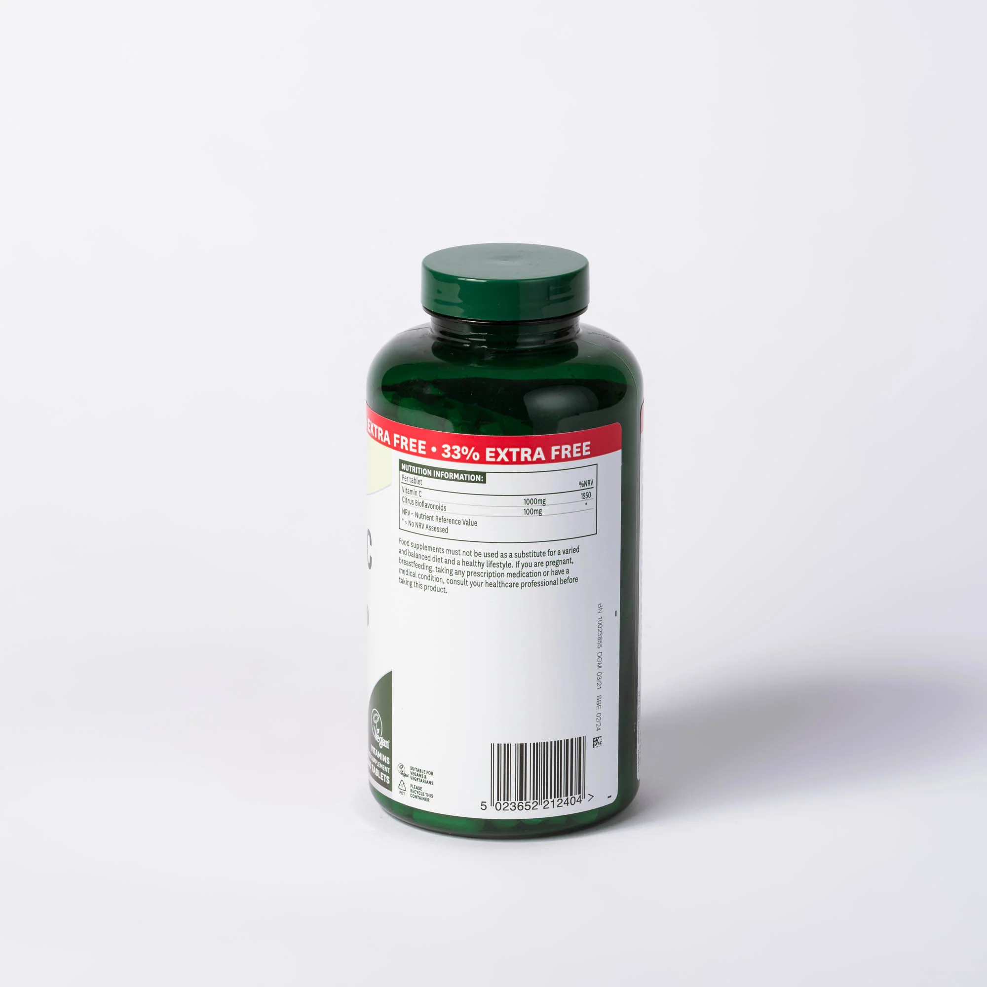 Natures Aid Vitamin C Time Release 1000mg - Image 3