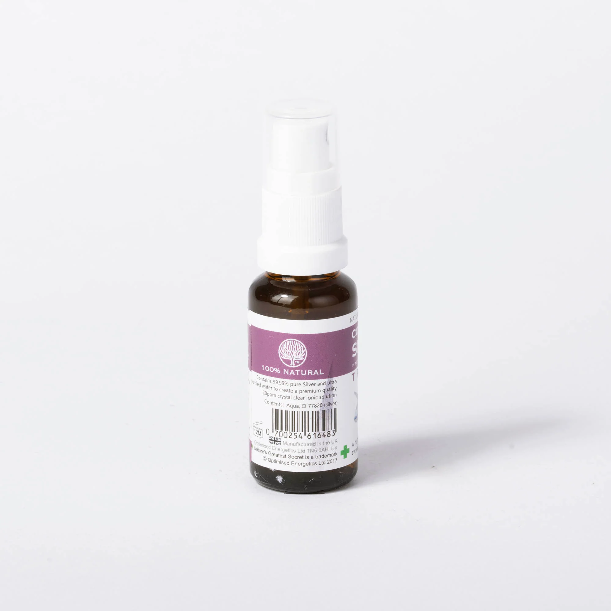 Nature's Greatest Secret Colloidal Silver Travel Spray - 20ml - Image 2