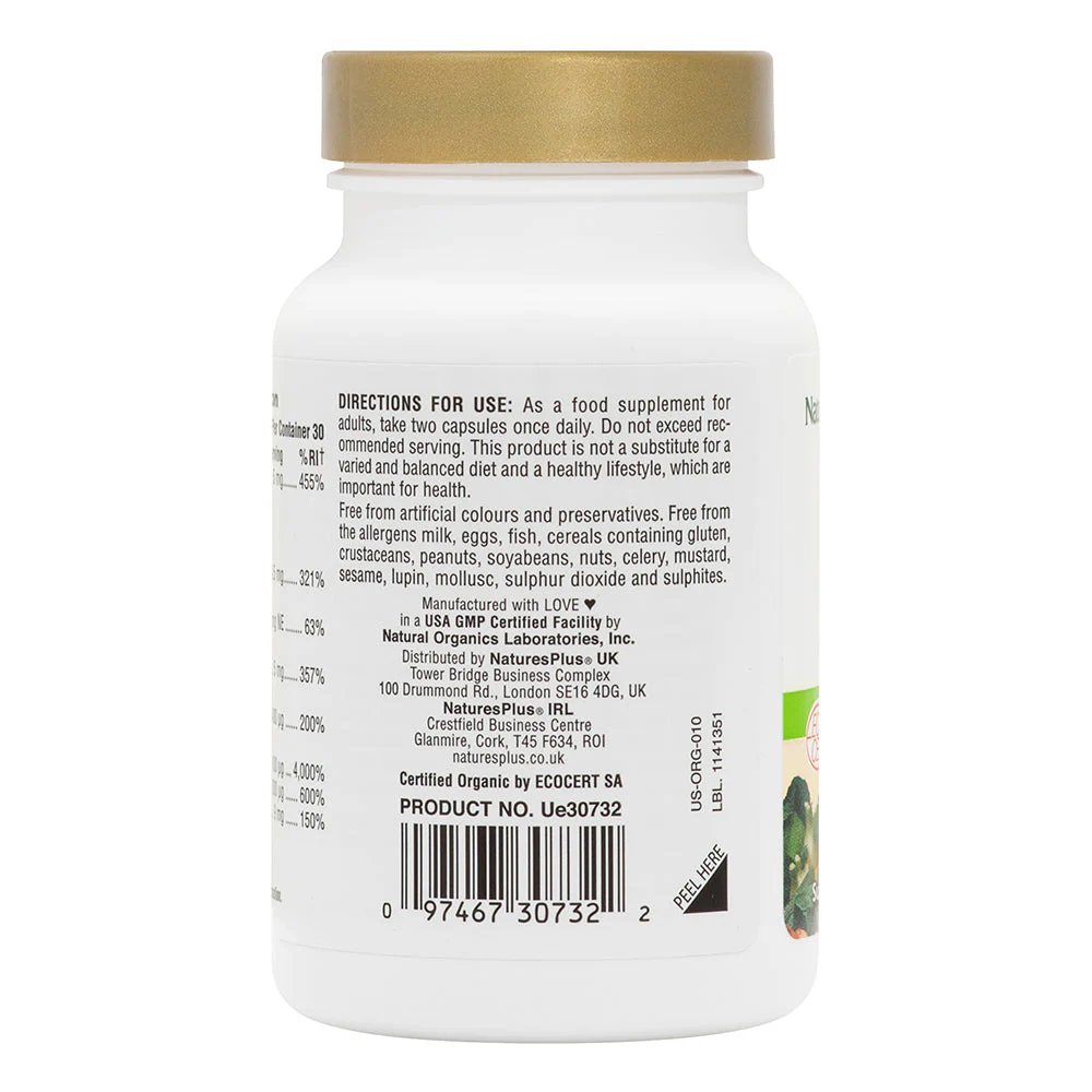 Natures Plus Source of Life Garden B-Complex Capsules - Image 3