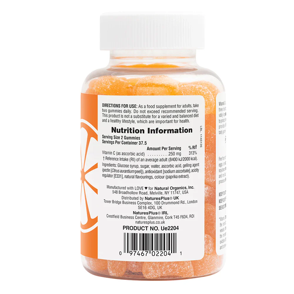 NaturesPlus Gummies Vitamin C 250mg - Image 2