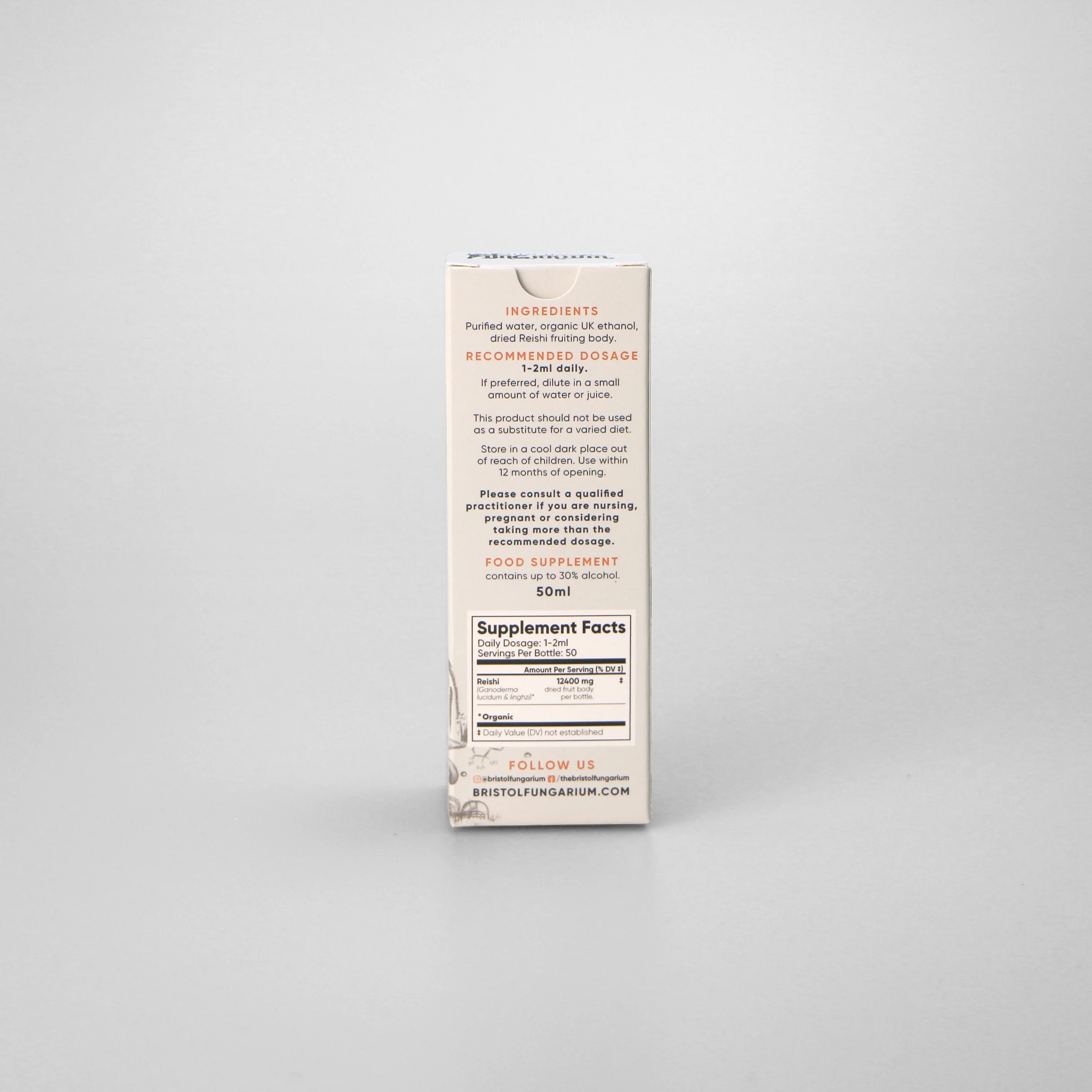 Bristol Fungarium Organic Reishi Tincture 50ml - Image 5
