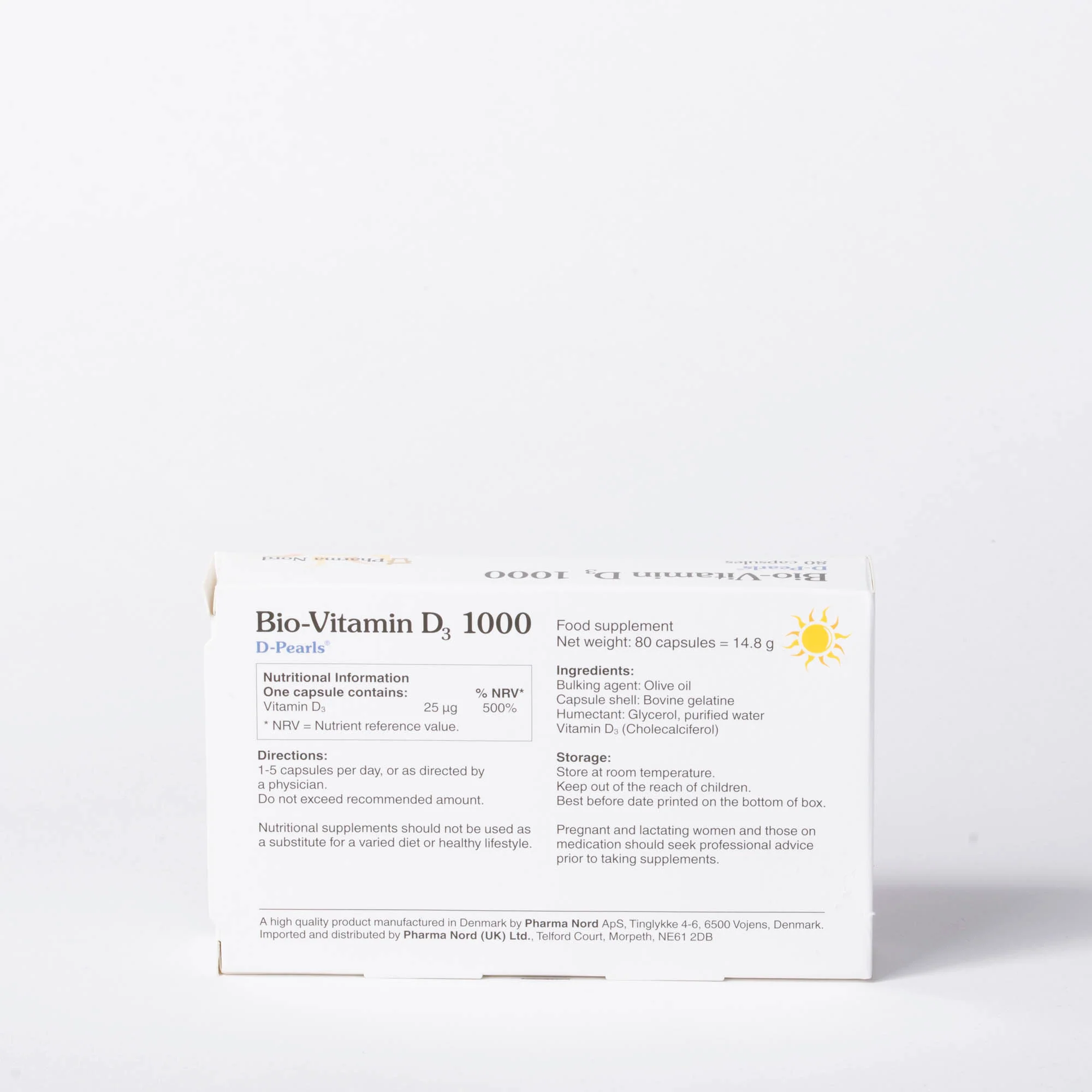 Pharma Nord Bio-Vitamin D3 1000iu - 90 Capsules - Image 3