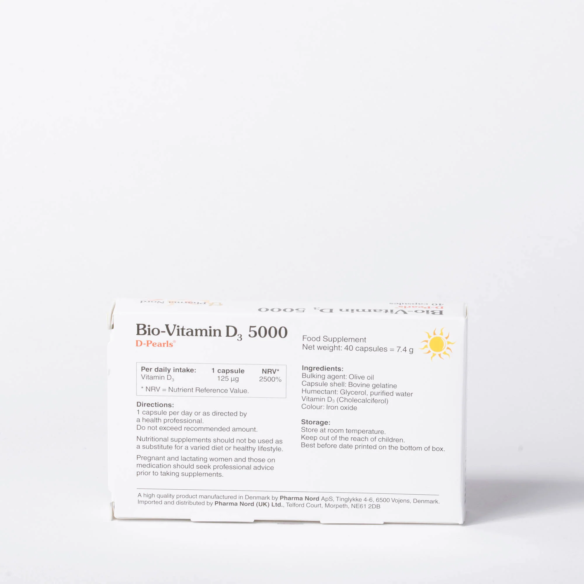 Pharma Nord Bio-Vitamin D3 5000iu - 30 Capsules - Image 2