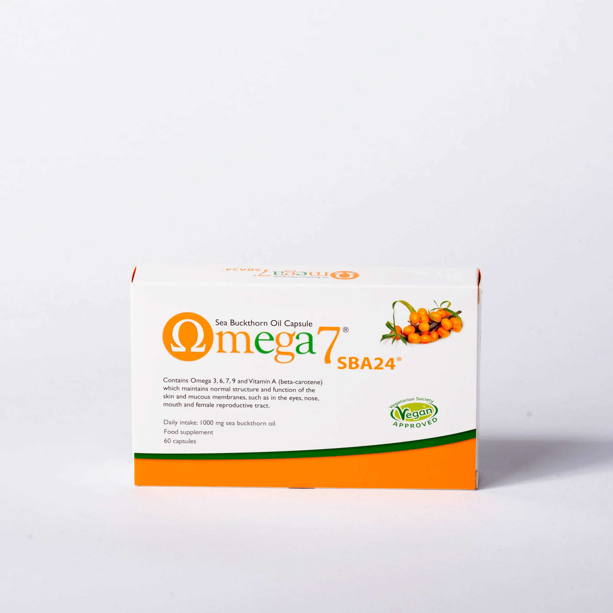 PharmaNord Omega 7 Sea Buckthorn Oil 1000mg Capsules