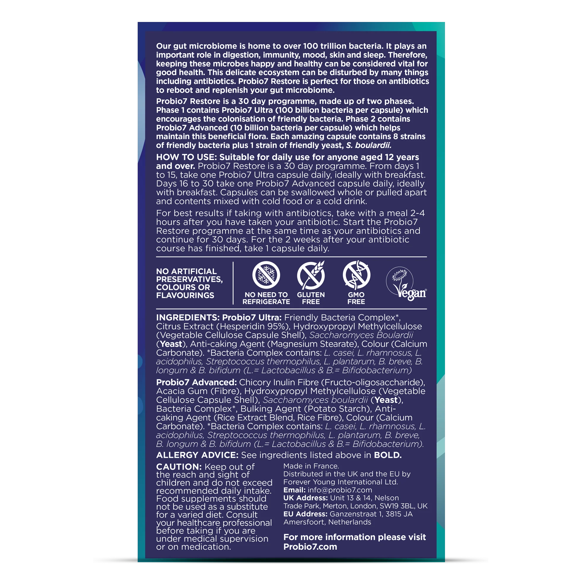 Probio7 Restore - 30 Capsules - Image 2
