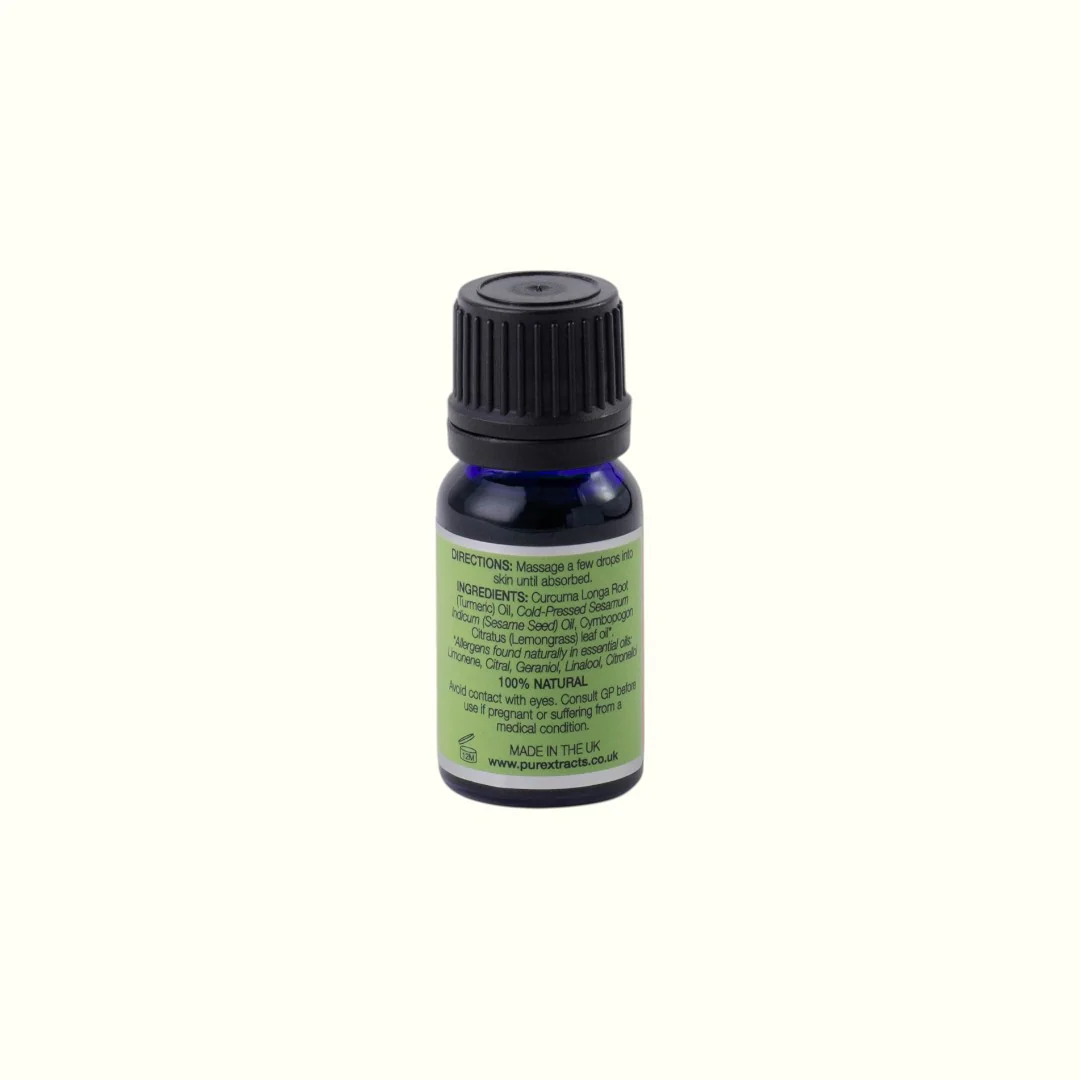 Pure Xtracts Turmeric Massage Oil - Lemongrass - Image 2