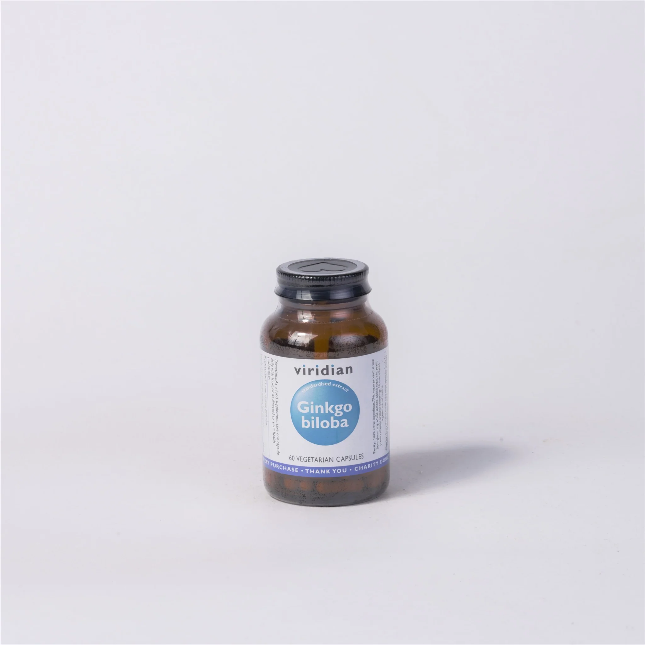 Viridian Ginkgo Biloba Leaf Extract Capsules