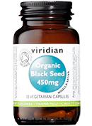 Viridian Organic Black Seed 450mg Capsules - Image 2