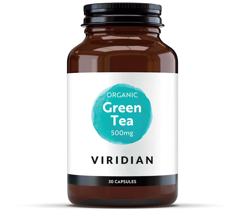 Viridian Organic Green Tea 500mg 90 Capsules - Image 2