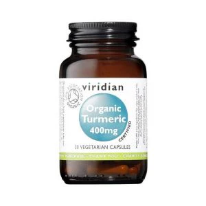 Viridian Organic Turmeric 400mg Capsules - Image 2