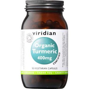 Viridian Organic Turmeric 400mg Capsules - Image 3