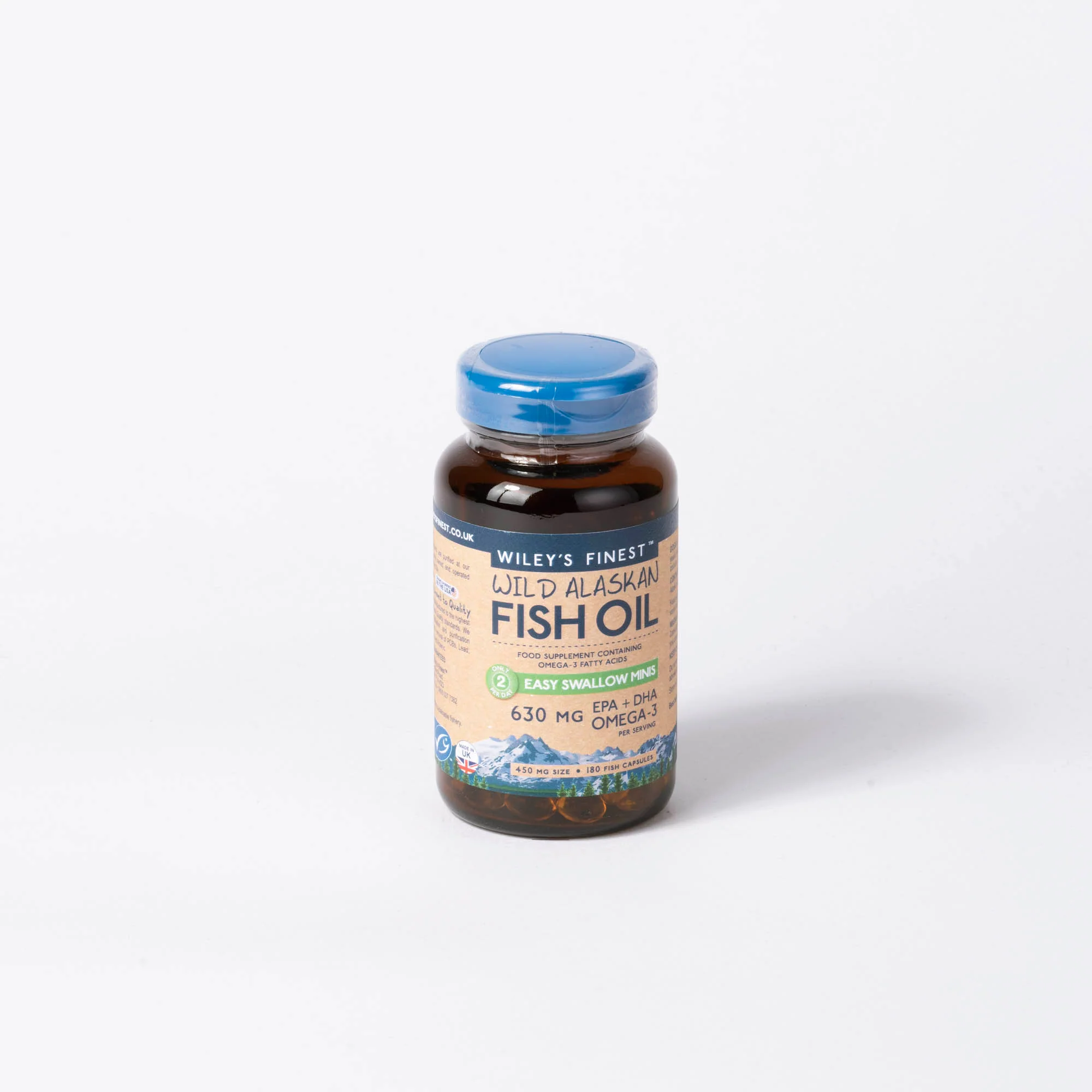 Wileys Finest Easy Swallow Minis 630mg - 180 Capsules - Image 3